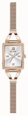 Guess GRACE Women's Rose Gold Coloured Silver Sunray Dial Watch GW0400L3