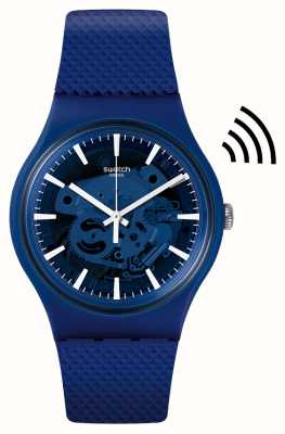Swatch OCEAN PAY! Blue Silicone Strap SVIN103-5300