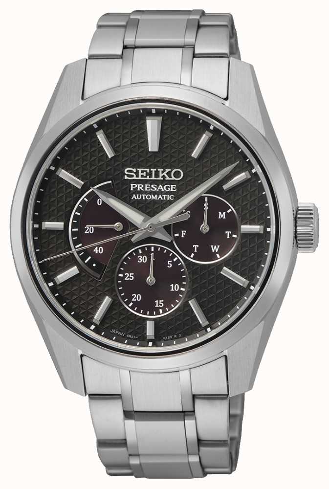 Seiko Presage Sharp Edged Series Brown Dial Watch SPB307J1 - First Class  Watches™