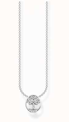 Thomas Sabo Sterling Silver Crystal Set Tree of Life Pendant Necklace SCKE150327