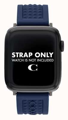 Coach Apple Watch Strap (42/44mm) Blue Silicone 14700045