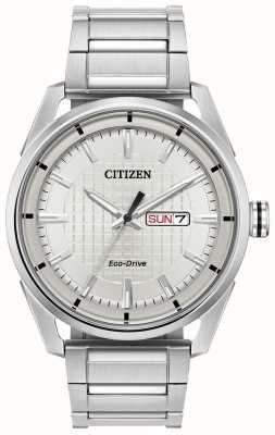 Citizen Men's Eco-Drive Solar Powered Stainless Steel Bracelet Watch AW0080-57A