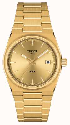 Tissot PRX 40 205 Quartz 35mm Gold PVD Plated Stainless Steel T1372103302100