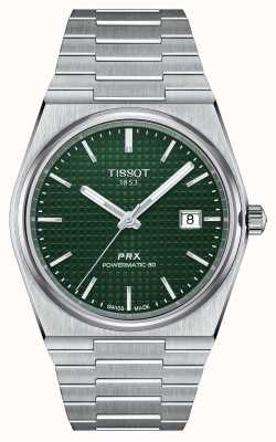 Tissot PRX Powermatic 80 40mm Automatic Green / Silver T1374071109100
