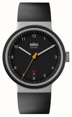 Braun Men's BN0278 Automatic Watch Black Rubber Strap BN0278BKBKG