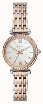 Fossil Women's | Mother-of-Pearl Dial | Two Tone Bracelet ES4649