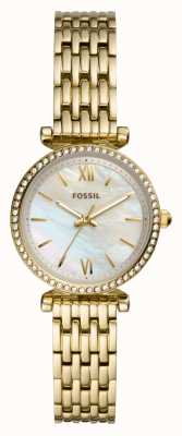 Fossil Women's | Mother-of-Pearl Dial | Gold Stainless Steel Bracelet ES4735