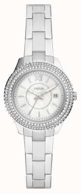 Fossil Women's | Mother-of-Pearl Dial | Crystal Set | Stainless Steel Bracelet ES5137