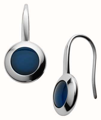 Skagen Women's Stainless Steel Blue Drop Earrings SKJ1195040