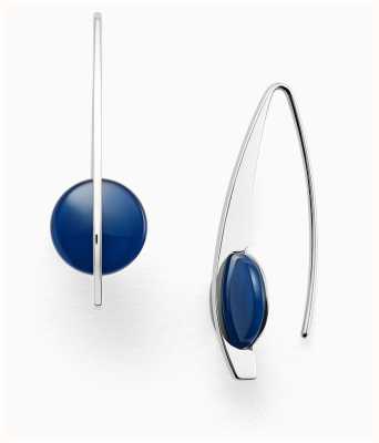 Skagen Women's Stainless Steel Blue Seaglass Drop Earrings SKJ1293040