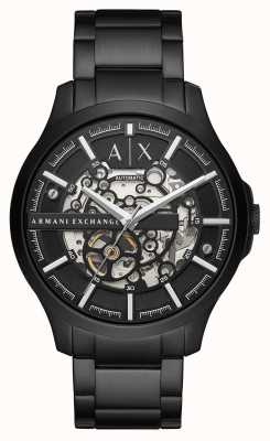 Armani Exchange Men's Automatic | Black Dial | Black Stainless Steel Bracelet AX2418