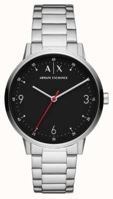 Armani Exchange Men's | Black Dial | Stainless Steel Bracelet AX2737
