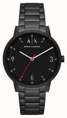 Armani Exchange Men's | Black Dial | Black Stainless Steel Bracelet AX2738