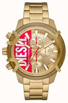 Diesel Men GRIFFED Gold-Toned Plated Stainless Steel DZ4595
