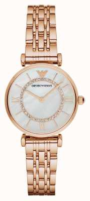 Emporio Armani Women's | Mother-of-Pearl Dial | Rose Gold Bracelet AR1909