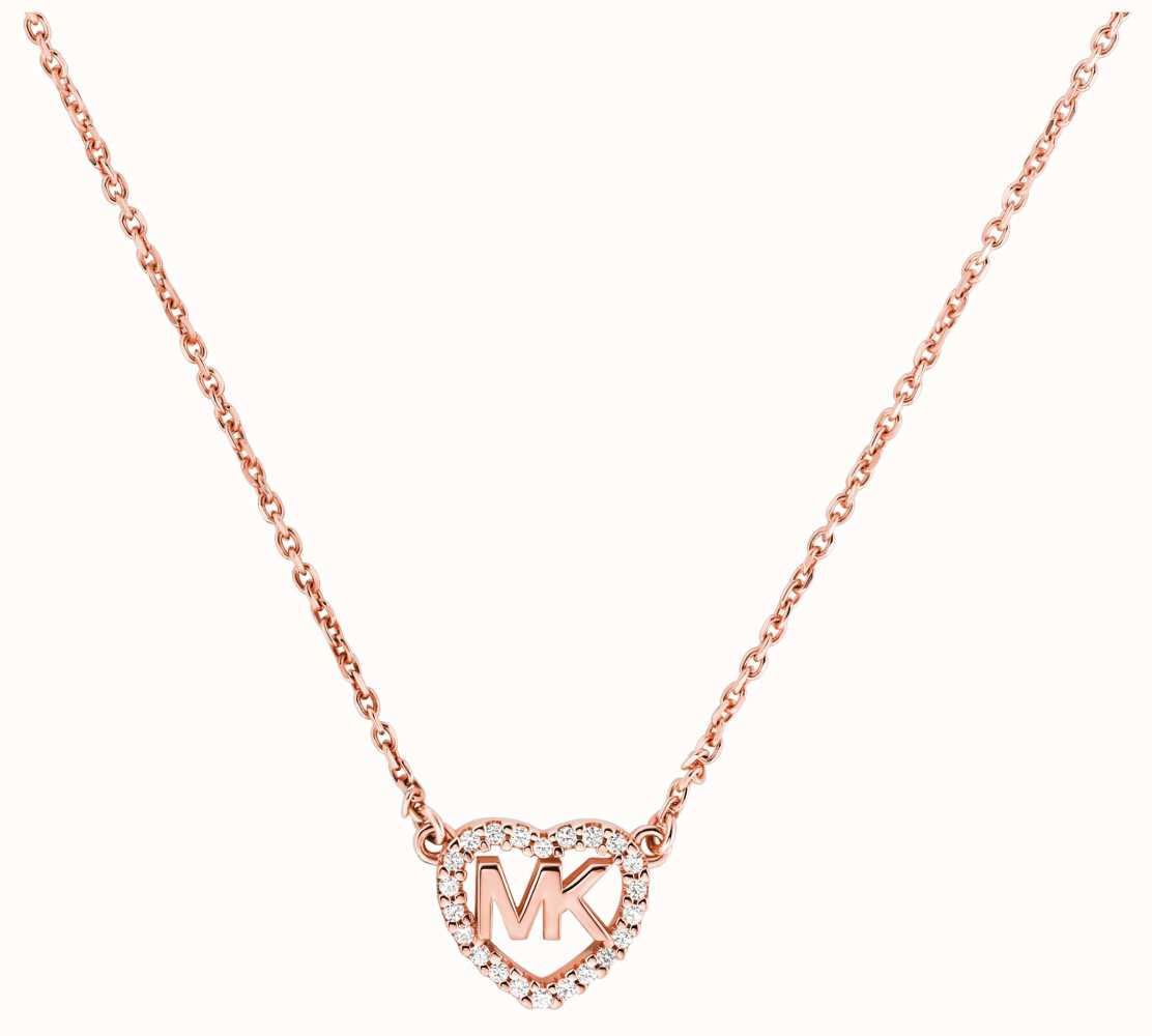 Michael Kors Premium Necklace Rose gold  Amazoncouk Fashion