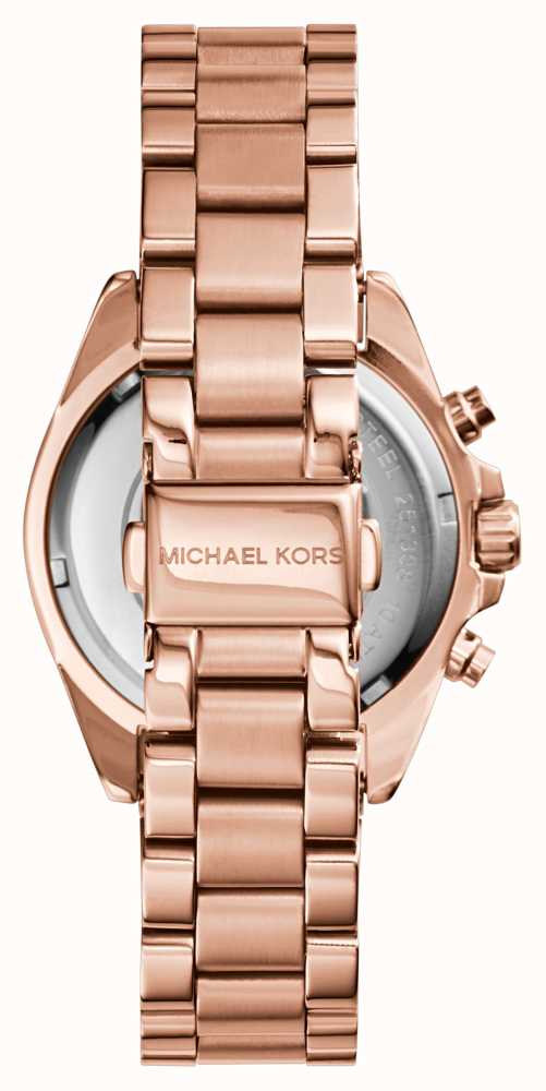 Michael Kors Bradshaw Rose Gold Toned Chronograph Watch Mk5799 First