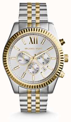 Michael Kors Men's Two Tone 44mm Chronograph Watch MK8344