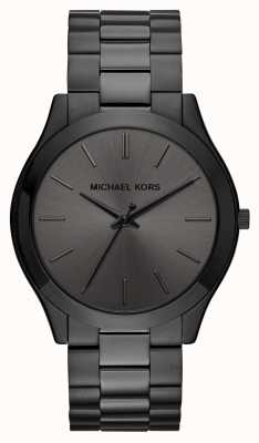 Michael Kors Slim Runway Black Monochrome Men's Watch MK8507