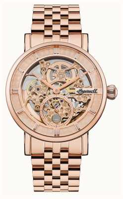 Ingersoll THE HERALD Rose-Gold Toned Skeleton Watch I00411