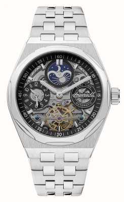 Ingersoll THE BROADWAY Automatic (43mm) Skeleton Dial / Stainless Steel Bracelet I12901