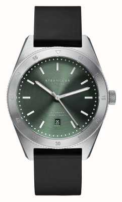 STERNGLAS Marus Automatic (42mm) Green Dial / Black Rubber S02-MA09-KA01