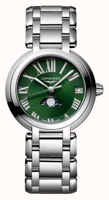 LONGINES PRIMALUNA Moonphase Green Dial Watch L81154616