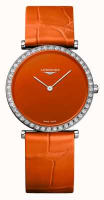 LONGINES La Grande Classique De Longines Orange Dial Diamond Bezel L45230922