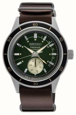 Seiko Presage Style 60s Green Dial Watch SSA451J1