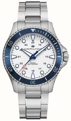 Hamilton Khaki Navy Scuba Automatic (43mm) White Dial / Stainless Steel Bracelet H82505150