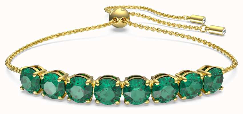 Swarovski Exalta Bracelet - Green, Gold-Tone Plated 5643756