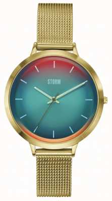 STORM Mini Styro Gold Turquoise Watch 47516/GD/TUR
