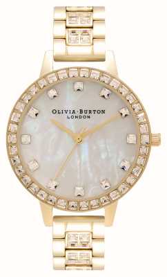 Olivia Burton Treasure Demi Dial Gold Bracelet Watch OB16MOP33
