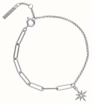 Olivia Burton Celestial North Star Mismatch Bracelet Silver OBJCLB48