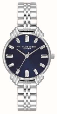 Olivia Burton Women's | Stainless Steel Bracelet | Blue Dial OB16DC01