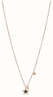 Emporio Armani Women's Rose Gold-Tone Star Pendant Necklace EGS2959221