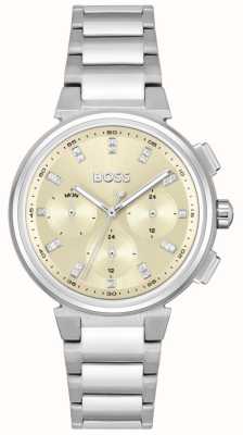 BOSS Women's One | Champagne Chronograph Dial | Stainless Steel Bracelet 1502676