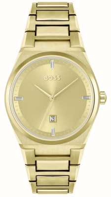 BOSS Women's Steer | Gold Dial | Gold Stainless Steel Bracelet 1502672