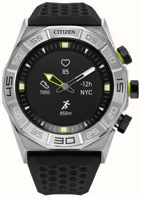Citizen CZ Smart Hybrid Smartwatch Black Silicone Strap JX1000-03E
