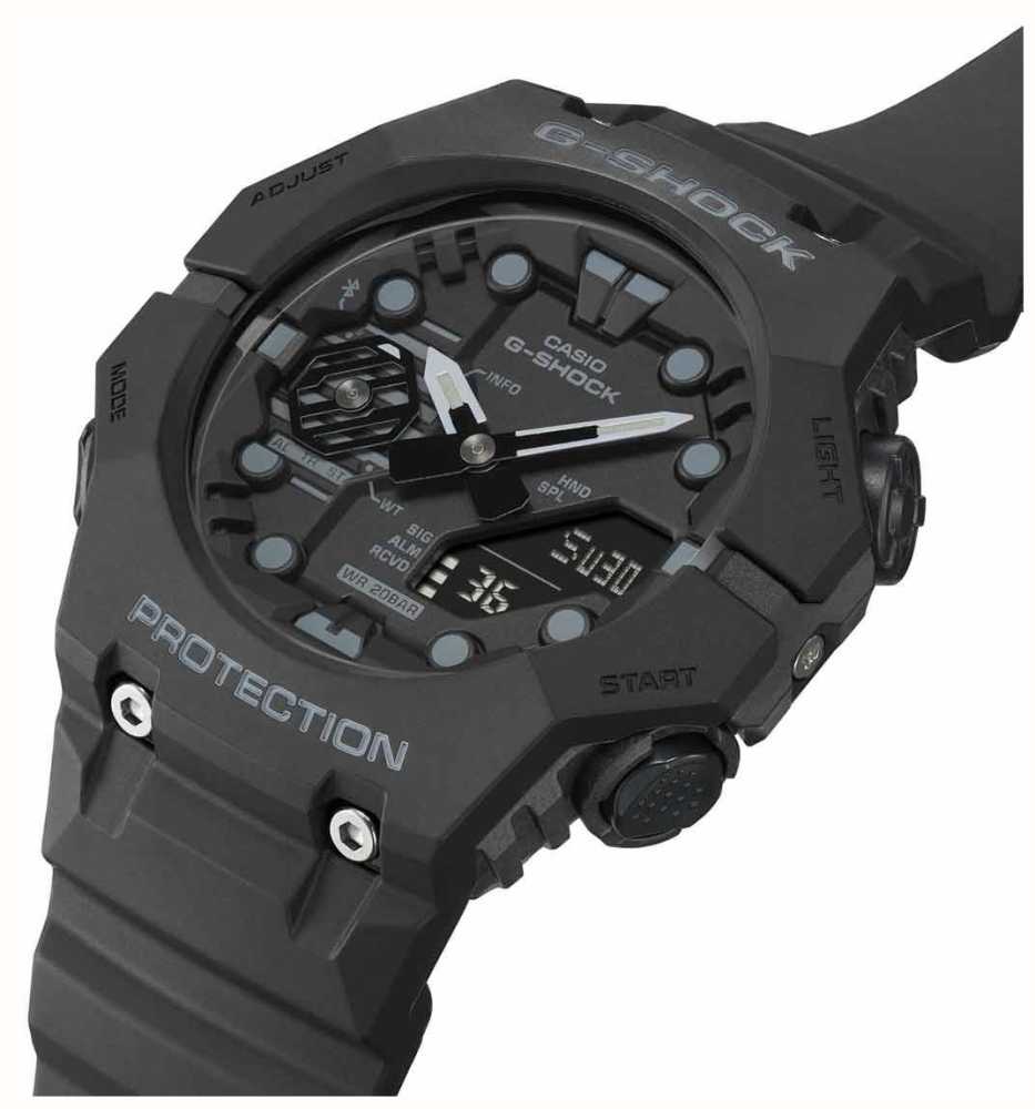 Casio Men's Bluetooth G-Shock Combi Black Integrated Bezel And Strap Watch  GA-B001-1AER First Class Watches邃｢