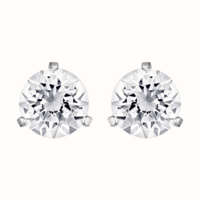 Swarovski Solitaire White Round Crystal Stud Earrings 1800046
