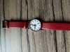 Customer picture of Mondaine Strap Only 18mm Red Leather Strap FE311830Q5
