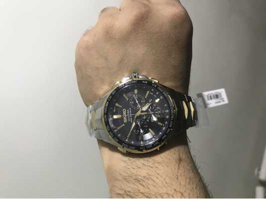 Seiko | Coutura | Two Tone Bracelet | Radio Sync Solar | Chrono Dial |  SSG010P9 - First Class Watches™