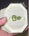 Customer picture of Swarovski Millenia Green Octagon Crystal Ring 5614923