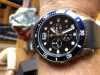 Customer picture of Elliot Brown Men's Bloxworth Blue And Black Black Rubber Strap 929-012-R01
