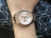Customer picture of Armani Exchange Women's | Crystal Set Dial | Rose Gold Tone Bracelet AX4326