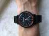 Customer picture of Superdry Men's Campus Nato Black Rubber Strap Black Dial SYG197B